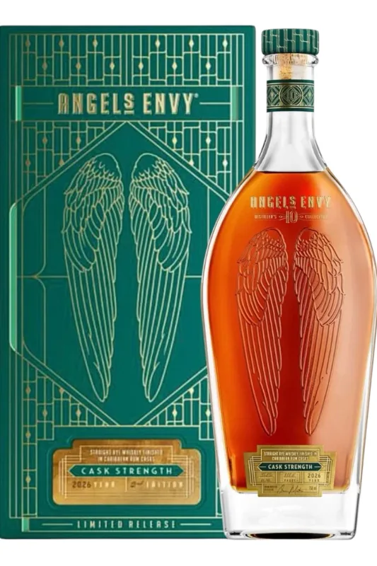 Angel's Envy – 10 Year Old Cask Strength Rye Caribbean Rum Cask 2026