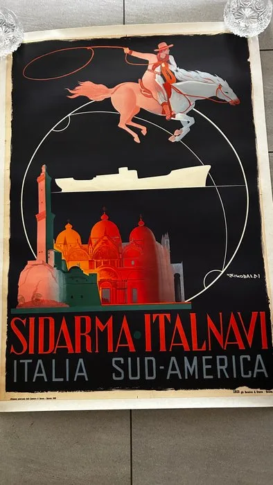 Giuseppe Riccobaldi - Sidarma Italnavi - Sidarma Italnavi Italia - Sud America - 1940s