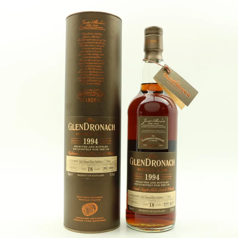 Glendronach – 1994 18 Year Old Single Cask #3547 (70cl, 55.1%)