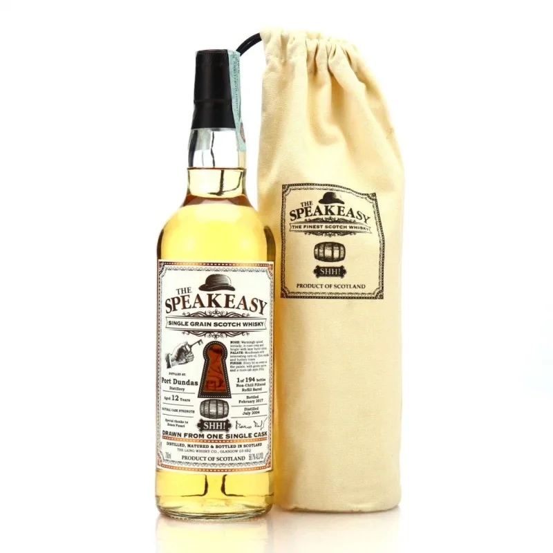 Douglas Laing Speakeasy Port Dundas 12 Year Old 2004 Single Cask Single Grain Scotch Whisky (2017)