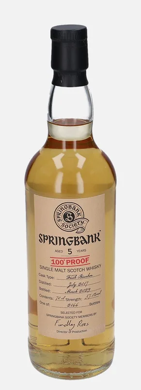 Springbank – 100° PROOF 2017 5 Year Old