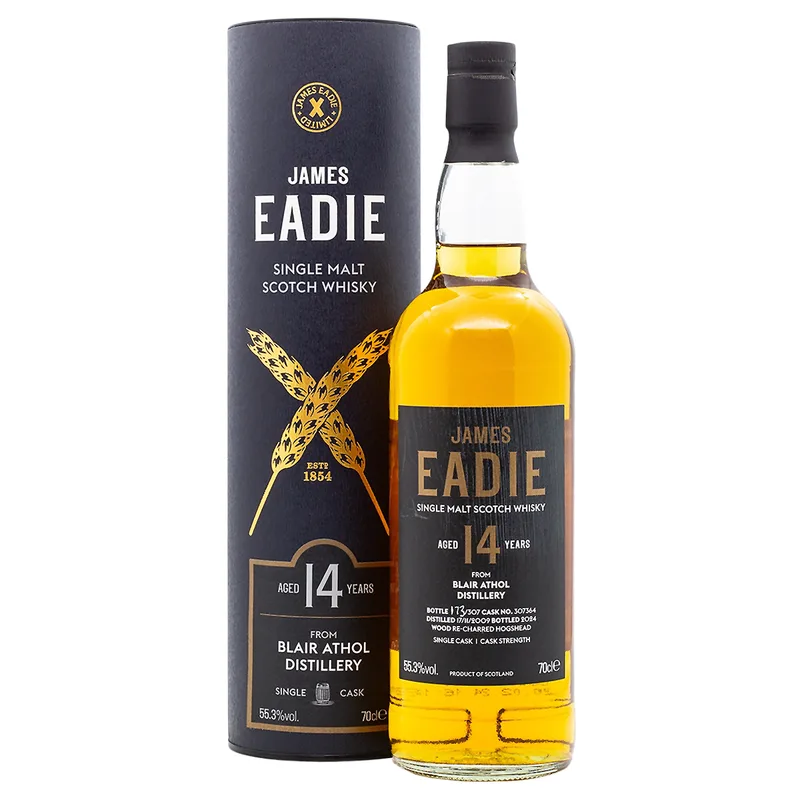 James Eadie Blair Athol Aged 14 Years 2009/2024 Cask 307364 (70cl, 55.3%)