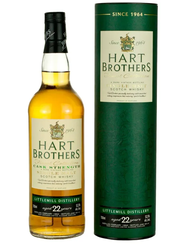 Littlemill – 22 Year Old 1992 Hart Brothers Finest Collection (52.5%)