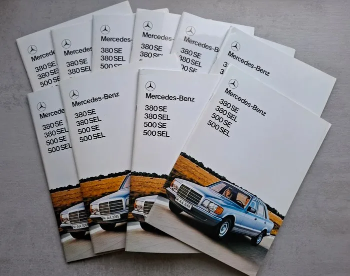 Brochure - Mercedes-Benz - 380 SE - 380 SEL - 500 SE - 500 SEL - 1980