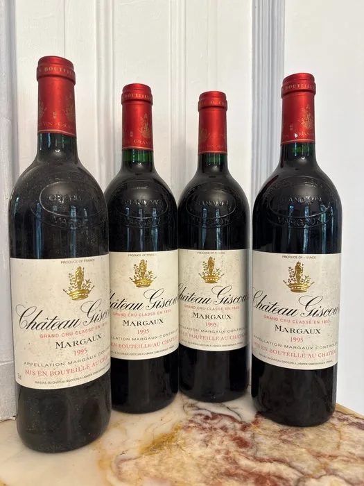 1995 Château Giscours - Margaux 3ème Grand Cru Classé - 4 Bottles (0.75L)