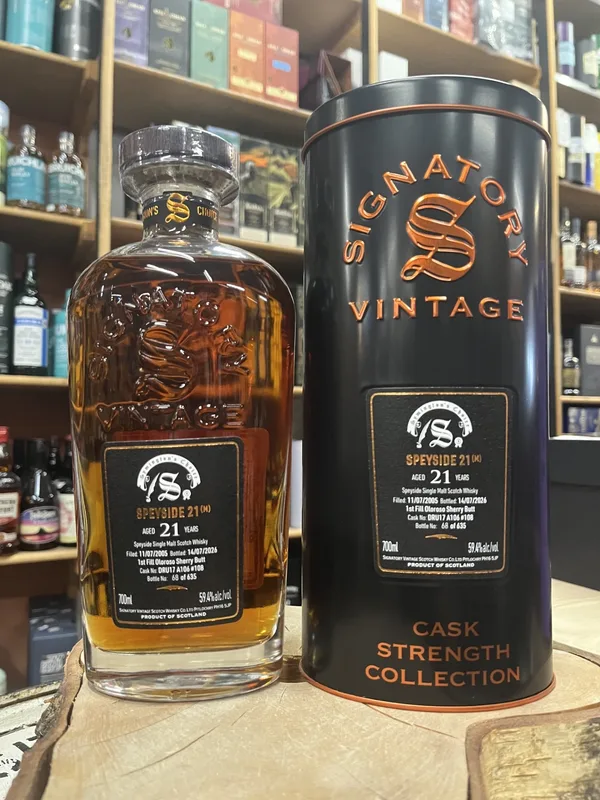 Speyside (M) 2005 21 Year Old 1st-Fill Oloroso Sherry Butt #108 Signatory Cask Strength Symington's Choice (70cl, 59.4%)
