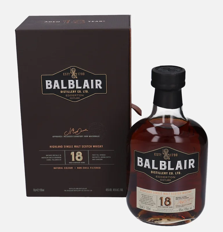 Balblair – 18 Year Old (70cl, 46%)
