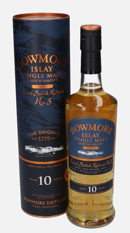 Bowmore – Tempest 10 Year Old Small Batch Release No.3 (70cl, 55.6%)