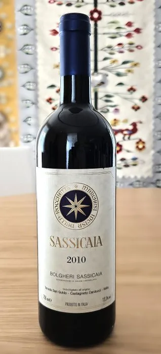 2010 Tenuta San Guido, Sassicaia - Tuscany - 1 Bottle (0.75L)