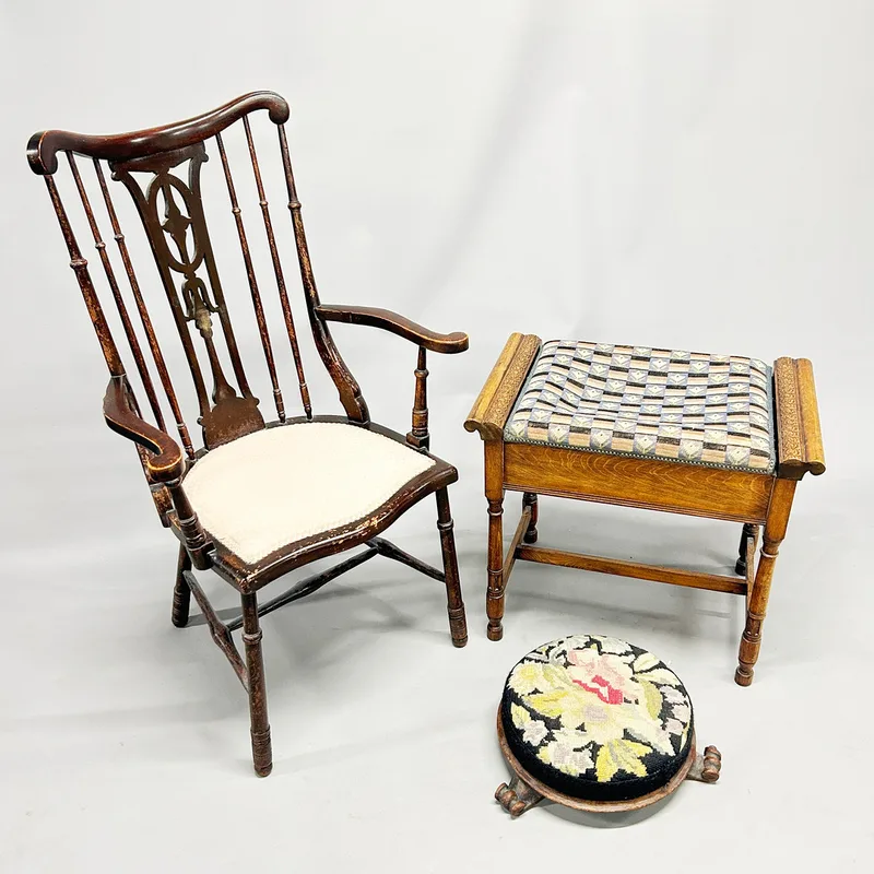 Edwardian Armchair Etc