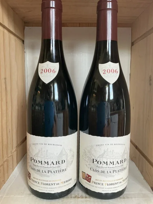 2006 Prince Florent De Merode "Clos De La Platière" - Pommard 1er Cru - 2 Bottles (0.75L)