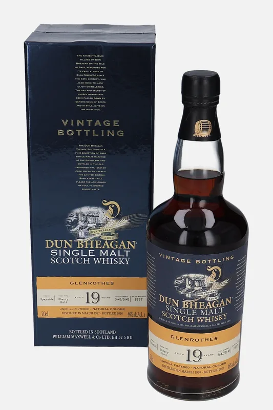 Glenrothes – 1997 19 Year Old William Maxwell Dun Bheagan