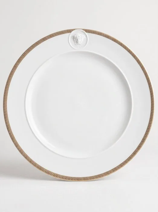 Rosenthal - Versace - Plate - Medaillon meandre d or - Porcelain