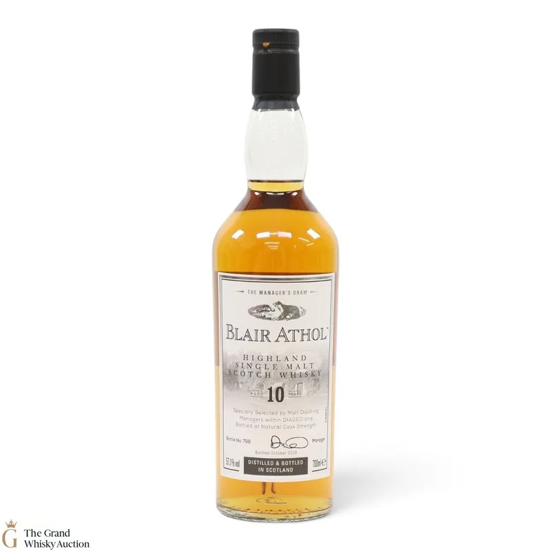 Blair Athol – 10 Year Old - The Manager's Dram 2019 (70cl, 57.1%)