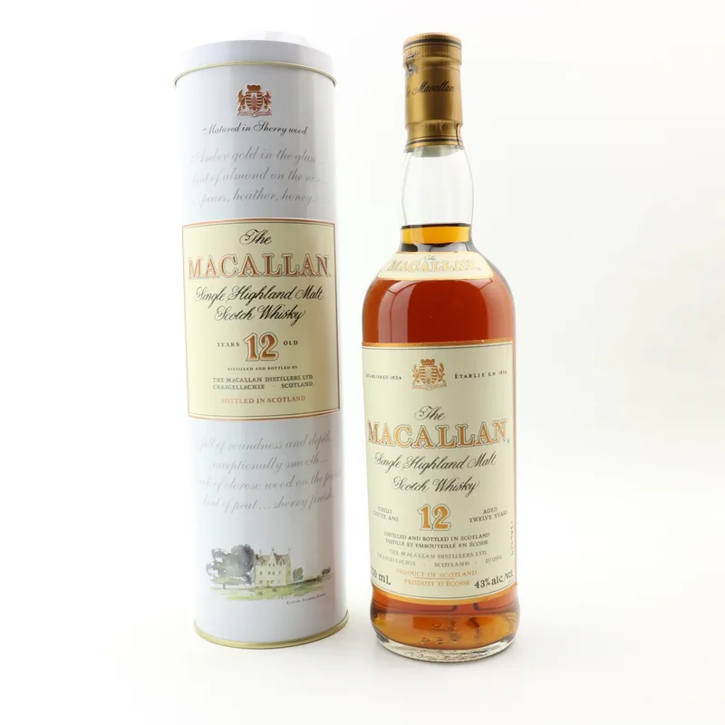 Macallan – 12 Year Old Circa 1990’s (75cl, 43%)