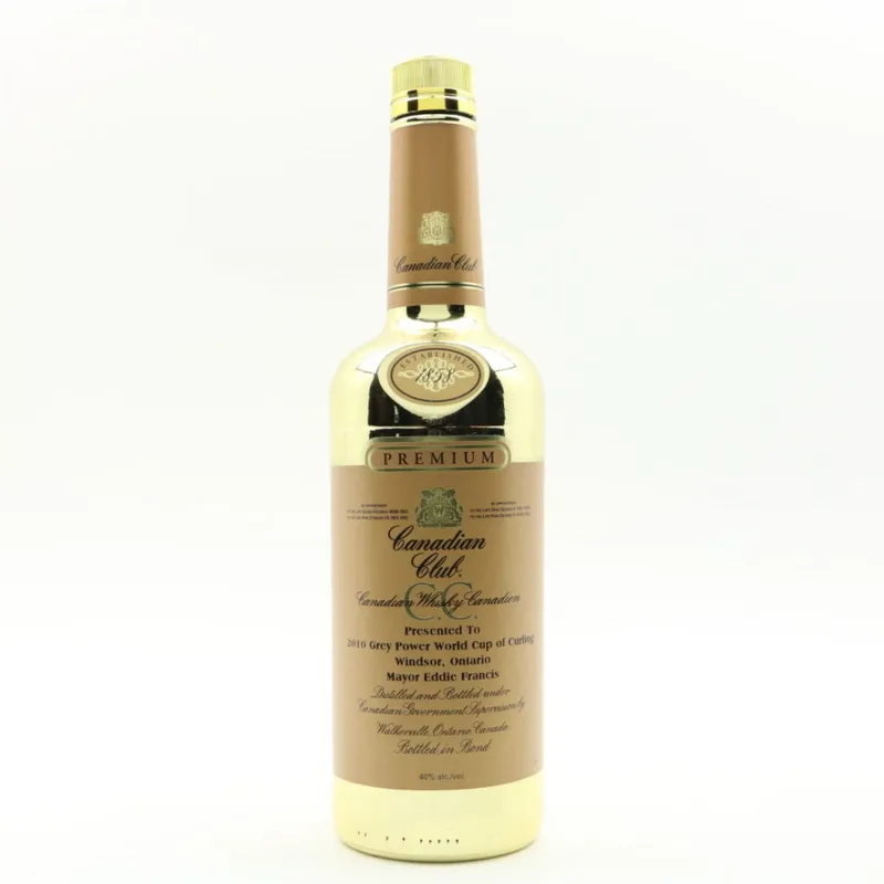 Canadian Club Blended Canadian Whisky Limited Edition Gold Bottle Bottled 2010 (75cl, 40%)
