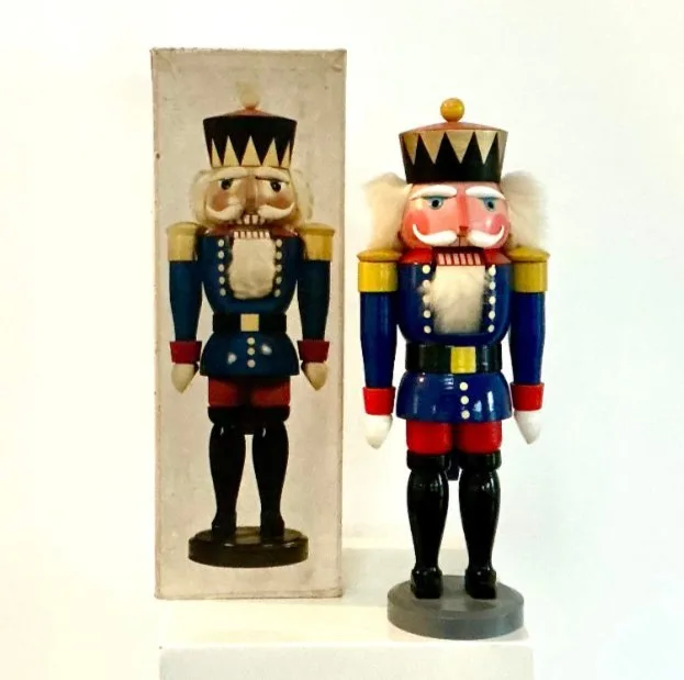 Vero - Christian Ulbricht - Nutcracker - Blue King Nutcracker - Wood - The Ore Mountains in the GDR around 1980