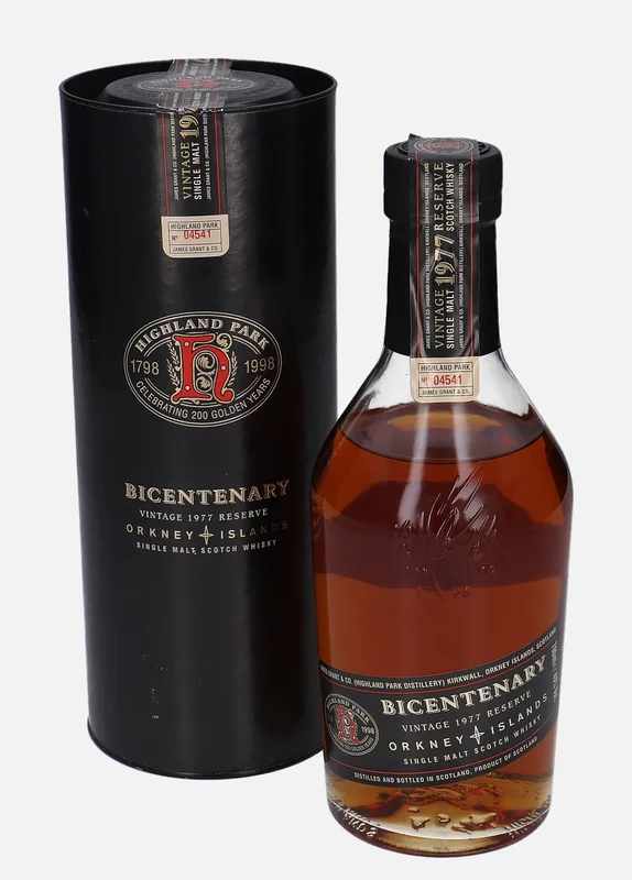 Highland Park – Bicentenary Reserve 1977 (70cl, 40%)