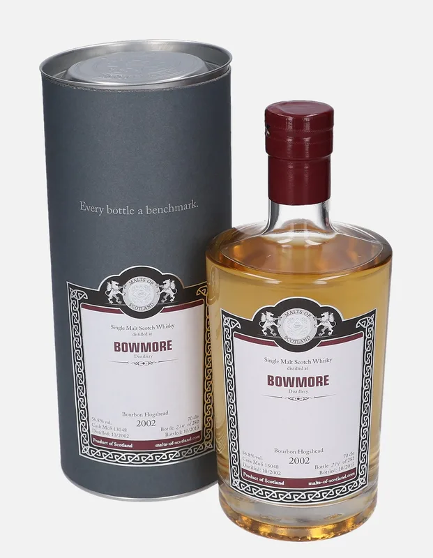 Bowmore – 2002 Malts of Scotland (70cl, 56.8%)