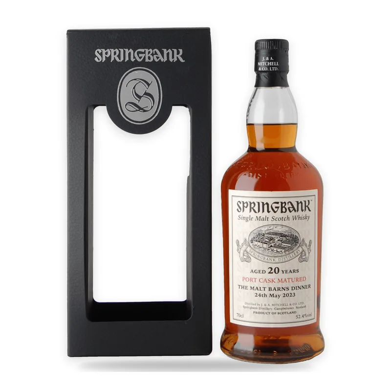 Springbank 20 Year Old Port Cask - Malt Barns Dinner 2023