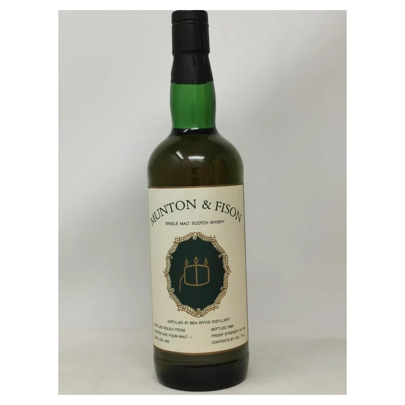 Ben Wyvis – 1972 Distillery Bottled for Munton & Fison 1989 Cask Strength