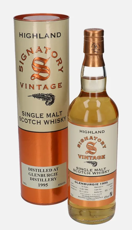 Glenburgie – 1995 19 Year Old Signatory Vintage Scotch Whisky Co. (70cl, 43%)