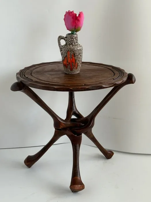 Bijzettafel / Tafel - Met Afneembare tafelblad - Side table - Wood - Coffee table