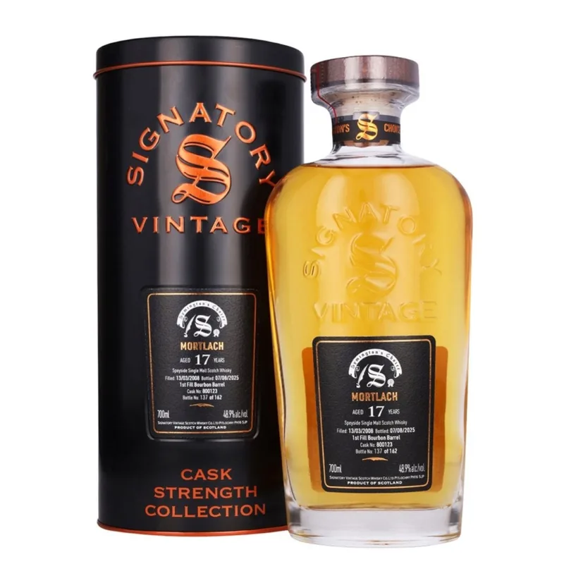 Mortlach – 17 Year Old 2008 Signatory Vintage Symington's Choice (Cask 800123) (70cl, 48.9%)