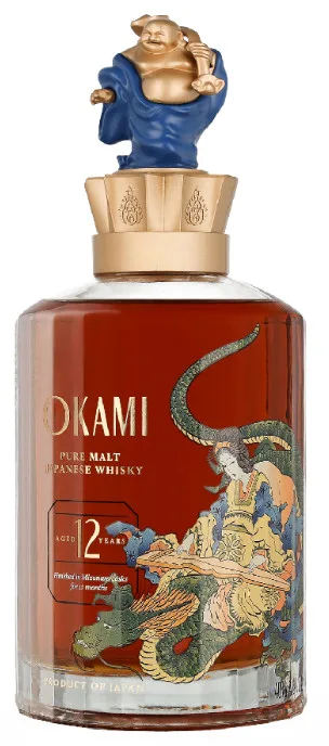 Okami 12 Year Old Pure Malt Japanese Mizunara Cask Buddha Edition