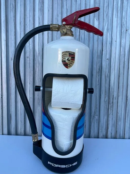 Fire extinguisher, toilet paper holder - Porsche - Martini Racing - NO ENVIO A CANARIAS
