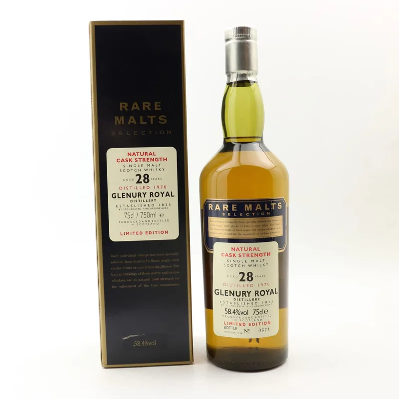 Rare Malts Glenury Royal 1970 28 Year Old 75cl (75cl, 58.4%)
