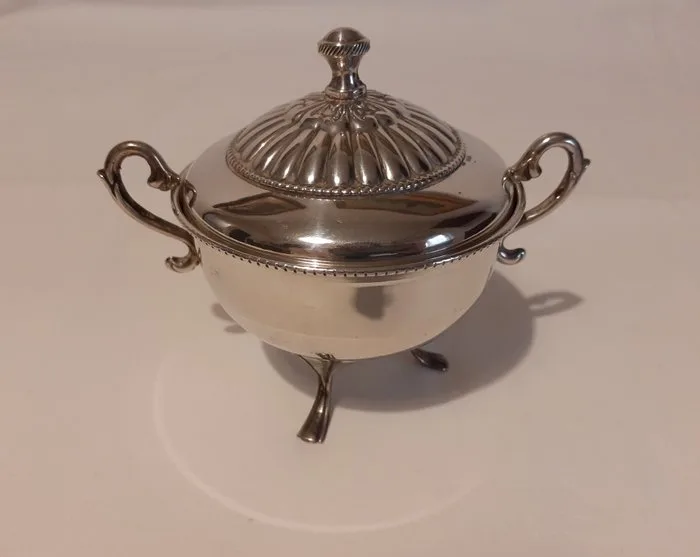 Sugar pot -.800 silver - sugar bowl