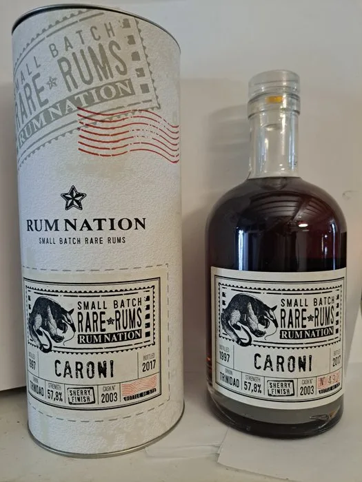 Caroni 1997 Rum Nation - Cask 2003 - Sherry Cask - b. 2017 - 70cl