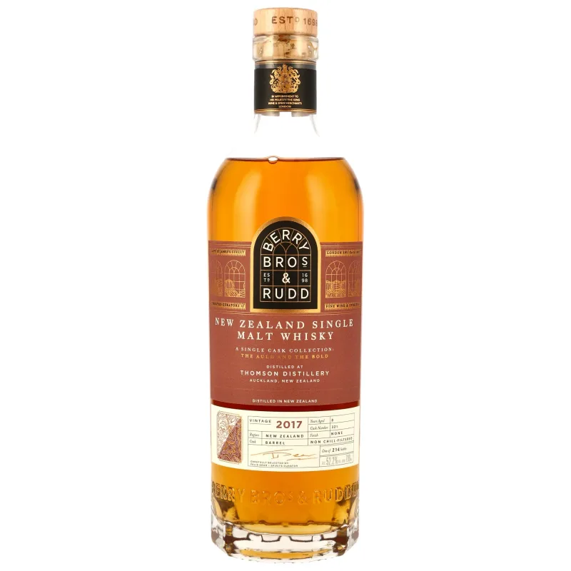 Thomson – 2017 8 Year Old Barrel #221 The Auld & The Bold Berry Bros & Rudd