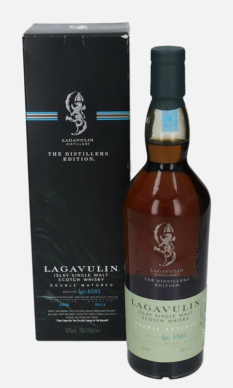 Lagavulin – 1998 Distillers Edition Double Matured lgv. 4/503 (70cl, 43%)