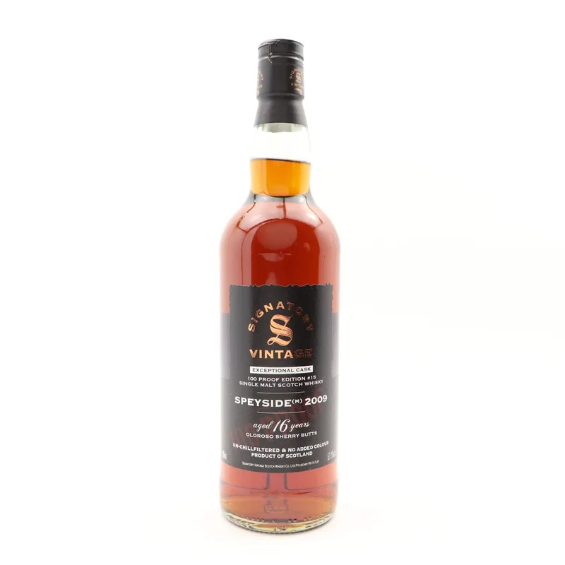 Speyside (M) – 2009 16 Year Old Signatory Small Batch Edition #15 (70cl, 57.1%)