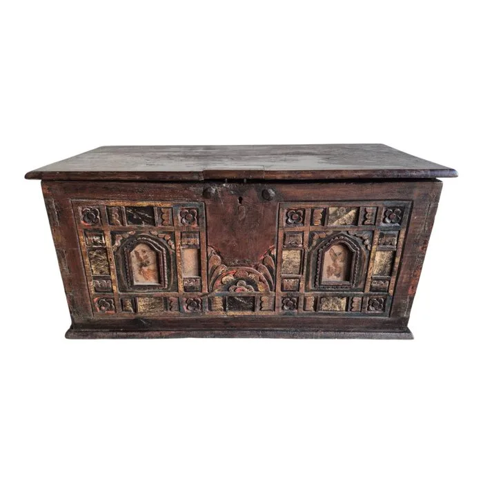 Anglo-Indian chest - Wood - India - British Raj (1858-1947)