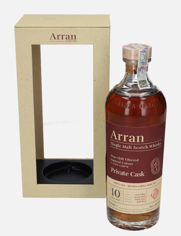 Arran – 2012 10 Year Old Private Cask
