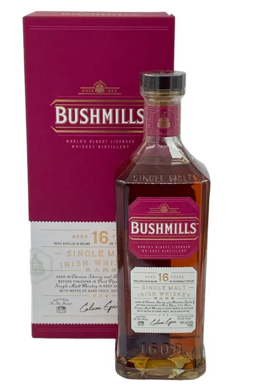 Bushmills 16 Year Old Single Malt Irish Whiskey