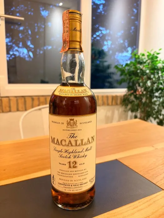 Macallan 12 years old Sherry Wood - b. 1980s - 75cl