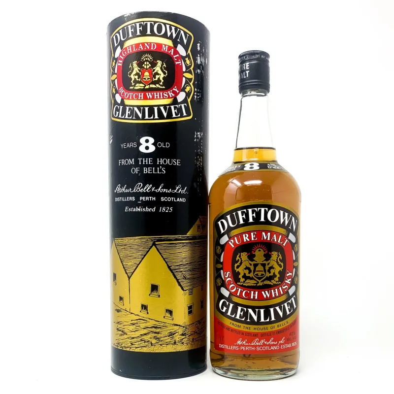 Dufftown-Glenlivet 8 Year Old 1970s Pure Malt Scotch Whisky