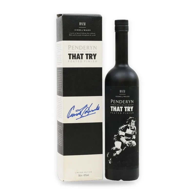 Penderyn – Icons of Wales #4 That Try - Peated Finish (SIGNED)