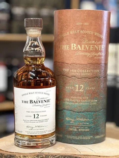 Balvenie – 12 Year Old 100% Home Malted Barley Sherry Finish The 1931 Collection (70cl)
