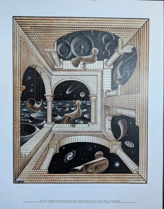 M.C. Escher (1898-1972) - Other World