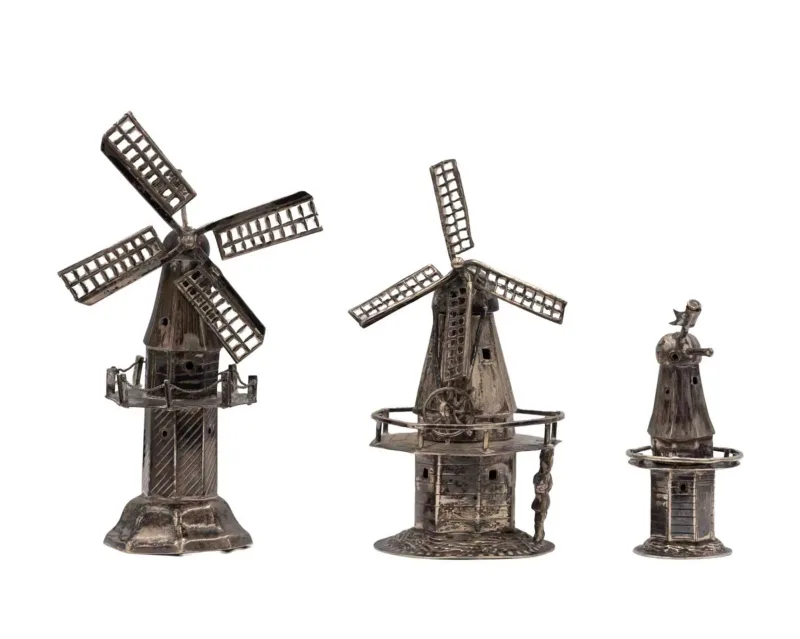 A collection of Dutch silver curios