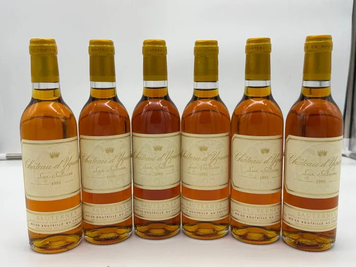 1995 Chateau d'Yquem - Sauternes 1er Cru Supérieur - 6 Half Bottles (0.375L)