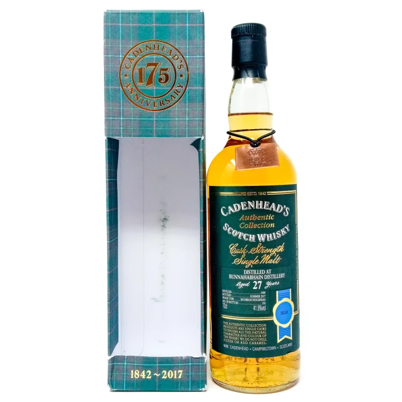 Bunnahabhain – 1989 27 Year Old Cadenhead's Authentic Collection