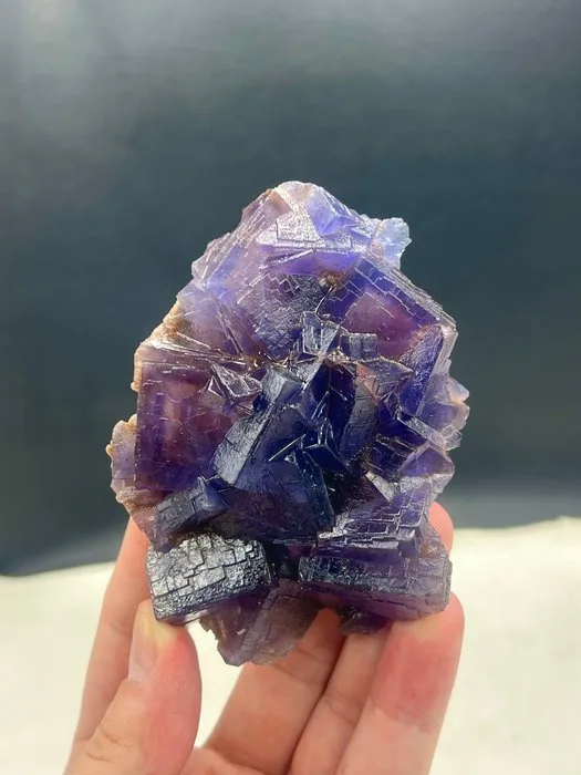 Fluorite Specimen - Height: 95 mm - Width: 55 mm- 200 g - (1)