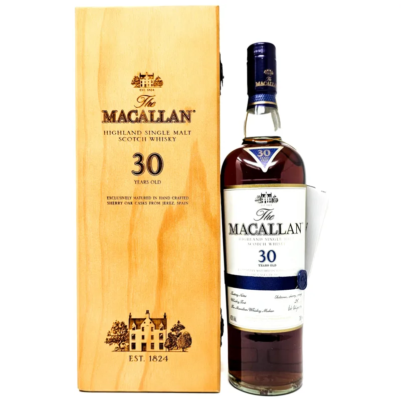 Macallan – 30 Year Old Sherry Oak (pre-2018) (70cl, 43%)
