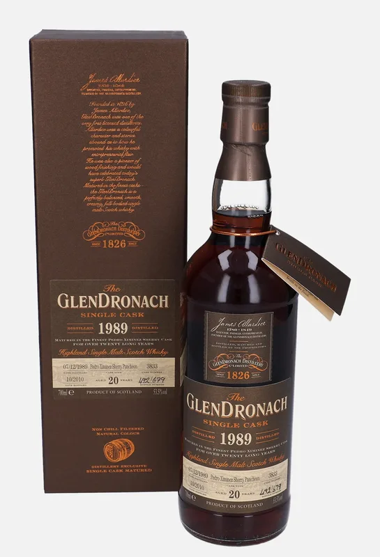 Glendronach – 1989 20 Year Old Single Cask